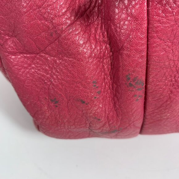 COACH Madison Maggie Triple Compartment Slouchy Shoulder Bag Tote Barbie Pink - Picture 3 of 16